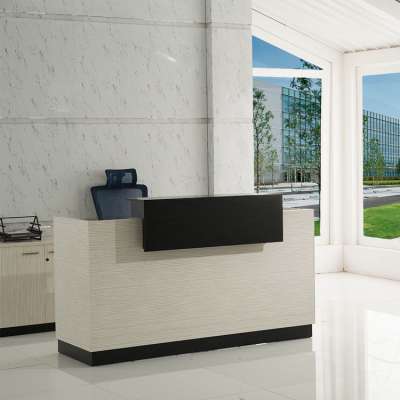 Small Design Table Top White Office Furniture Cheap Reception Desk