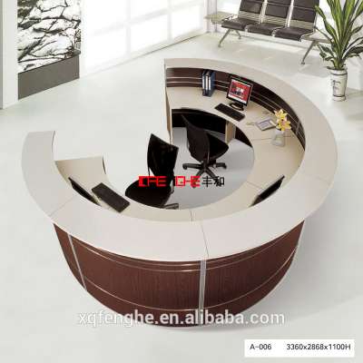 Classic Design Big Half Round Reception Desk